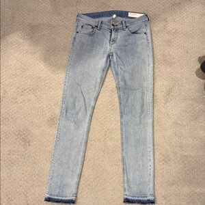 rag & bone Sky Blue Skinny Jeans